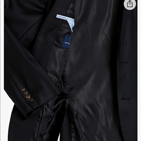 Buttoned Down Men's Classic Fit Super 110 Italian Wool Suit Jacket - Picture 6 of 7